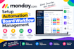 do mondaycom setup automation board workflow management