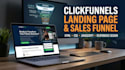 design a clickfunnels landing page and sales funnel
