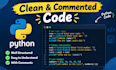 write basic python scripts and flowcharts