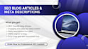 write SEO blog posts and meta descriptions