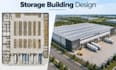 create industrial storage building architecture design warehouse planning layout