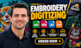 do design professional embroidery digitizing machine