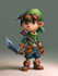 draw 2d game character or game character