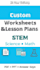 create custom worksheets and lesson plans for teachers