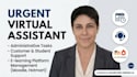 be your urgent virtual assistant for elearning platforms, admin or suppor