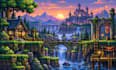 make custom 2d game environments, tilesets and pixel art