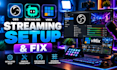 setup and fix obs studio streamlabs and vmix for professional streaming