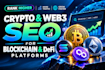 crypto and web3 SEO for blockchain and defi platforms