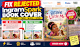 fix, resize, format rejected book cover for amazon, ingramspark and cmyk errors