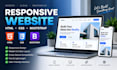 build a responsive HTML CSS bootstrap website
