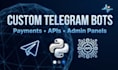 create telegram bot, setup mini app