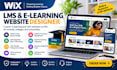 design lms website, elearning website, school website, education website