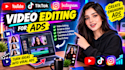 professional facebook and youtube ads video editing