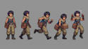 create pixel art character sprites, 2d sprites sheets, rpg sprites and game art