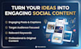 social media content writing