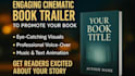 create a cinematic book trailer video for your amazon book