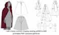 create custom cosplay sewing patterns and printable PDF costume patterns