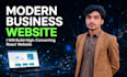 build stunning modern responsive website as frontend expert in react