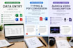 do accurate data entry typing and transcription
