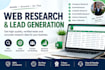 build b2b lead generation, web reserch
