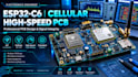 design esp32 c6, cellular and high speed pcb layout