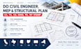 do civil engineer, mep structural plan ca, tx ax ohio pa ny stamp
