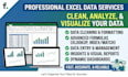 do excel data cleaning, data entry, and data analytics with insights