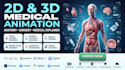 create 2d 3d medical video, anatomy explainer video surgery animation