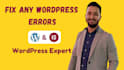 fix 403, 404, 500, 503, critical error, fatal error, database error any errors