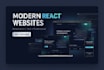 build a modern responsive react website