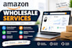 do amazon product research for wholesale
