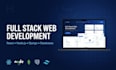 build a full stack web app, design website as a webdev