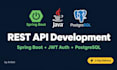 build rest API with spring boot, jwt authentication, and postgresql