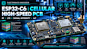 design esp32c6, cellular and high speed pcb