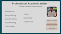 expert in academic writing