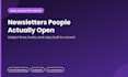 write engaging email newsletters that people actually open