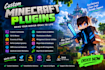 develop custom minecraft plugins for paper, spigot, purpur, bukkit, smp, java