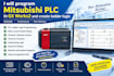 program mitsubishi plc in gx works 2 and create ladder logic