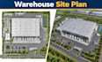 design warehouse site planning layout logistics facility development drawings