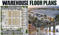 design warehouse floor plan permit logistics drawings building blueprint cad