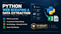 do python web scraping and  data extraction from any website