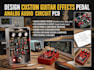 design custom guitar effects pedal analog audio circuit pcb