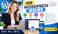 fix wordpress website bugs slow loading mobile design issues plugin theme errors