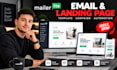 design mailerlite email template mailerlite landing page mailerlite campaign