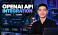 integrate openai API into your python or fastapi app