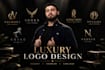 design a luxury logo for your premium brand