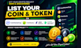 do token listing coin listing community management moderator for your project
