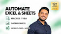 automate excel workflows, reports and dashboards
