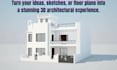 create 3d house design, interior, exterior, 3d model and realistic rendering
