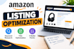 optimize your amazon product listing with SEO keywords